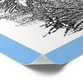 John Goulds 'Vogels van Australië' ~ The Cassowary Poster (Hoek)