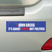 John Gregg Bumpersticker (Op auto)