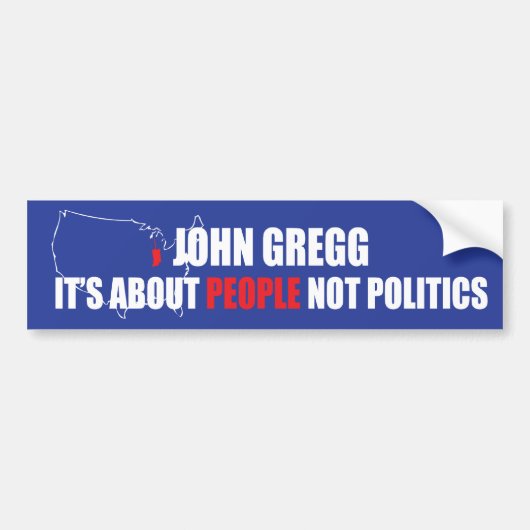 John Gregg Bumpersticker (Voorkant)
