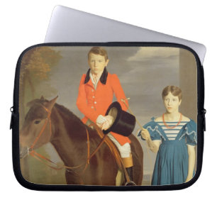 John Gubbins Newton en zijn zuster Mary, 1832-33 ( Laptop Sleeve