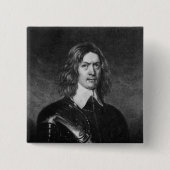 John Hampden Vierkante Button 5,1 Cm (Voorkant)