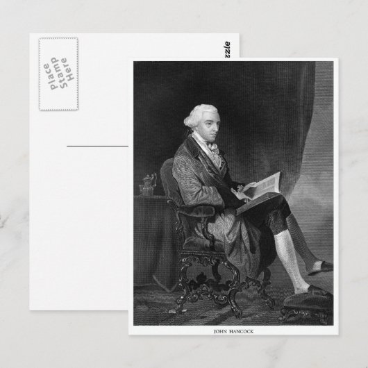 John Hancock Briefkaart (Voorkant / Achterkant)