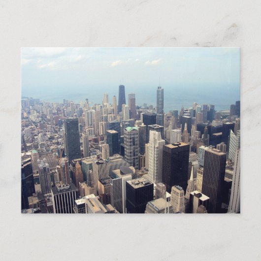 John Hancock Center en Trump Tower, Chicago Briefkaart (Voorkant)