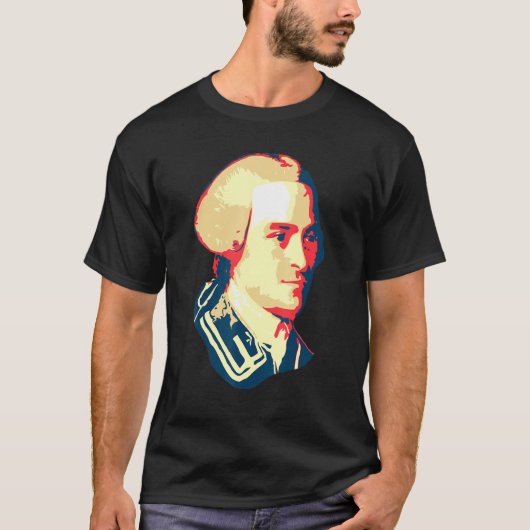 John Hancock Pop Kunst T-shirt (Voorkant)