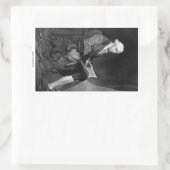 John Hancock Rechthoekige Sticker (Tas)