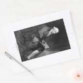 John Hancock Rechthoekige Sticker (Envelop)