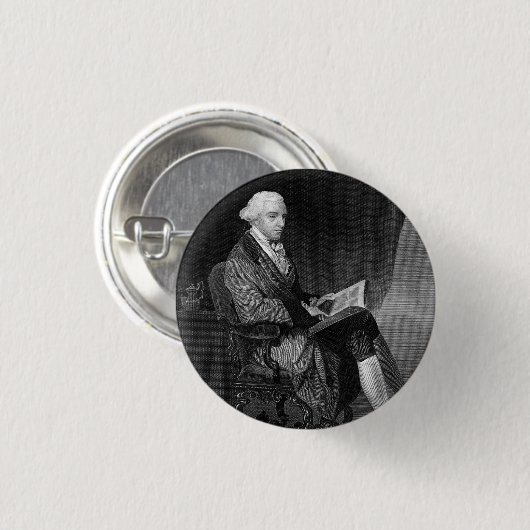 John Hancock Ronde Button 3,2 Cm (Voorkant /achterkant)
