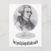 John Hancock, Signature and Quote Briefkaart (Voorkant)