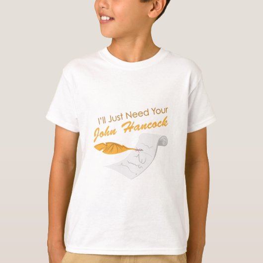 John Hancock T-shirt (Voorkant)