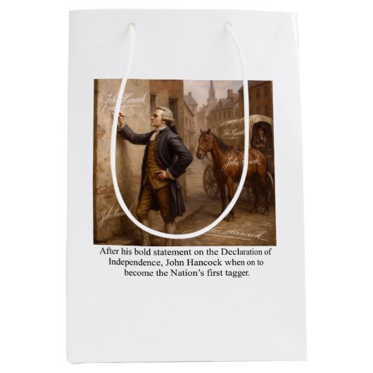 John Hancock Tagger Medium Cadeauzakje (Voorkant)