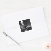 John Hancock Vierkante Sticker (Envelop)