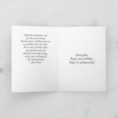 John Happy Birthday in het Yosemite National Park Kaart (Binnen)