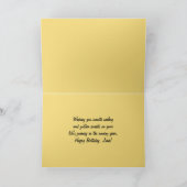 John Happy Birthday Sailboten op Sunset Kaart (Binnen)