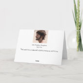 John Haughton Kerstkaart 2 (Spatie) Feestdagen Kaart (Achterkant)