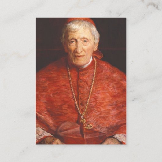 John Henry Newman Heilige Kaart Katholiek Visitekaartje (Voorkant)