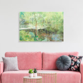 John Henry Tæman - De witte brug Canvas Afdruk (Insitu (Woonkamer))