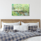 John Henry Tæman - De witte brug Canvas Afdruk (Insitu (Slaapkamer))
