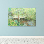 John Henry Tæman - De witte brug Canvas Afdruk (Insitu (Houten vloer))