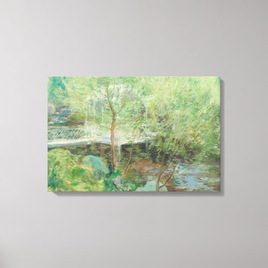 John Henry Tæman - De witte brug Canvas Afdruk (Voorkant)