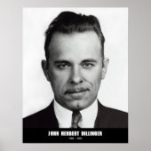 John Herbert Dillinger Poster (Voorkant)