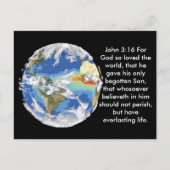 John het Briefkaart van Valentijn van het 3:16 (Voorkant)