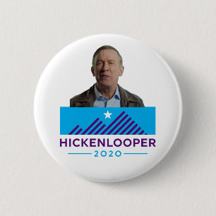 John Hickenlooper 2020 Ronde Button 5,7 Cm