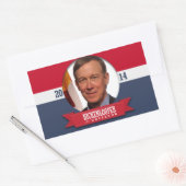 JOHN HICKENLOOPER CAMPAGNE RECHTHOEKIGE STICKER (Envelop)