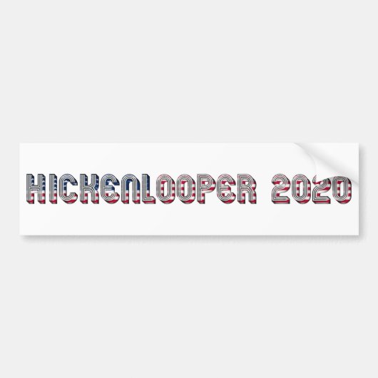 John Hickenlooper Presidentiële kandidaat 2020 Bumpersticker (Voorkant)
