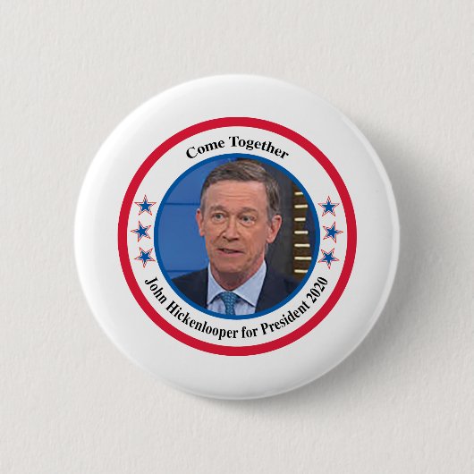 John Hickenlooper Ronde Button 5,7 Cm (Voorkant)