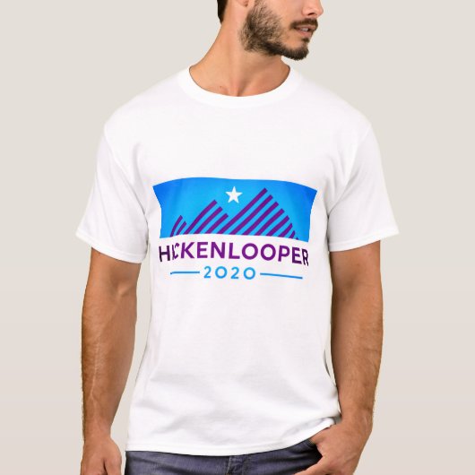 John Hickenlooper voor President T-shirt (Voorkant)