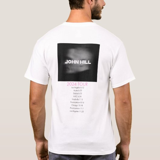 John Hill - Tour Tshirt (Achterkant)
