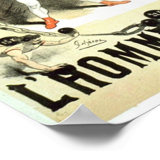 John Holtum Circus Strongman Poster (Hoek)