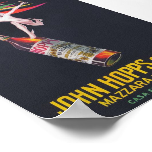 John Hopps and Sons Mazzara del Vallo Beverage Poster (Hoek)