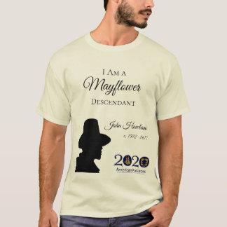 John Howland Mayflower D.T.-shirt van Mannen T-shirt