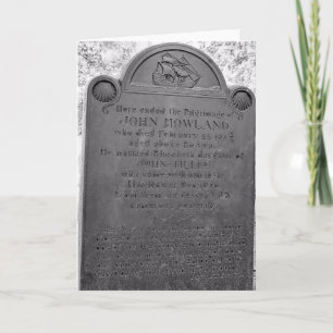 John Howland, Mayflower passagier Kaart