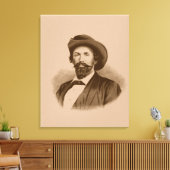 John Hunt Morgan Canvas Afdruk (Insitu (Woonkamer))