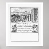 John Hunt, Nightman en Rubbish Carter, bij de W Poster (Voorkant)