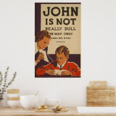 John is niet echt  het Poster van WPA (Keuken)
