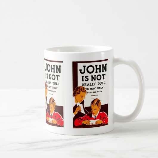 John is niet echt saai koffiemok (Rechts)