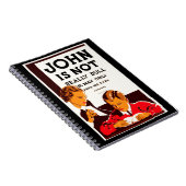 John is niet echt saai notitieboek (Rechterzijde)