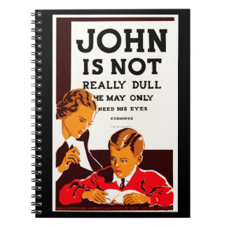 John is niet echt saai notitieboek