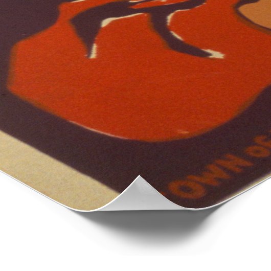 John is niet echt saai - Poster voor de gezondheid (Hoek)