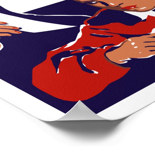 John is niet echt saai - WPA Poster (Hoek)