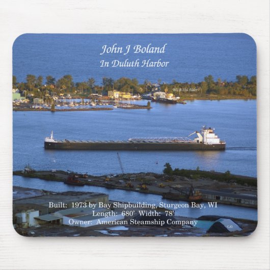 John J. Boland Duluth mousepad Muismat (Voorkant)
