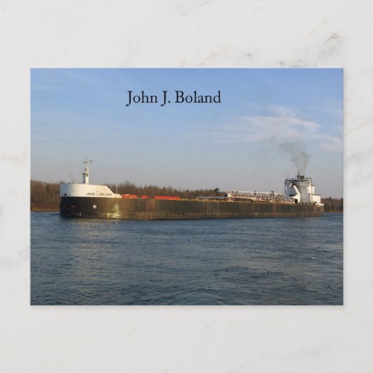 John J. Boland-postkaart Briefkaart (Voorkant)
