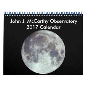 John J. McCarthy Observatory 2017 Kalender