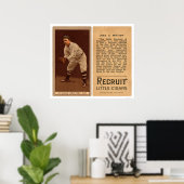 John J McGraw Giants Baseball 1911 Poster (Thuiskantoor)