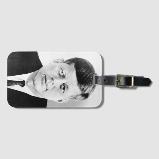 John Jack Kennedy President Witte Huis Bagagelabel (Voorkant (horizontaal))