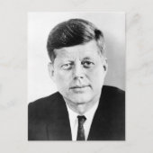 John Jack Kennedy President Witte Huis Briefkaart (Voorkant)