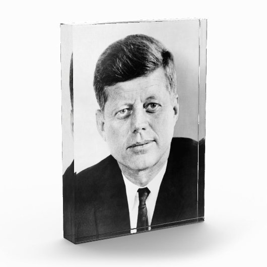 John Jack Kennedy President Witte Huis Fotoblokken (Links)